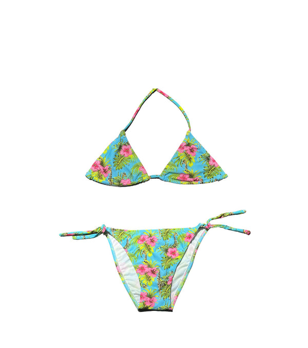 Bikini Triangolo  Giraffa Azzurro