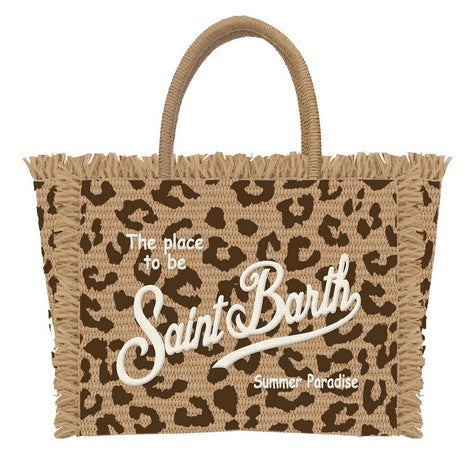 COLETTE STRAW N LEOPARD 18 EMB