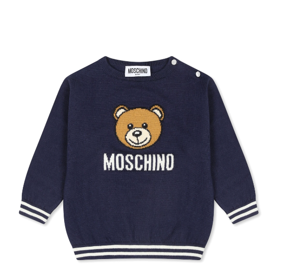 Maglione Teddy Bear con ricamo