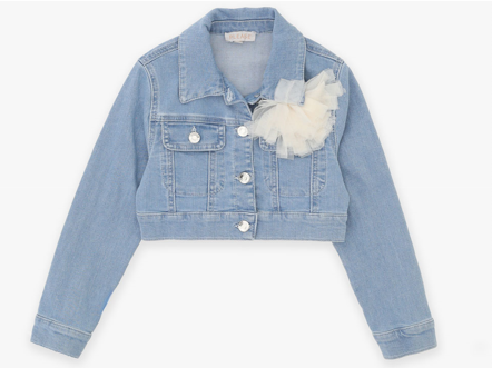 Giubbotto Denim Flores