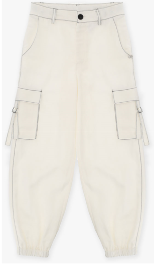Pantalone White And Black