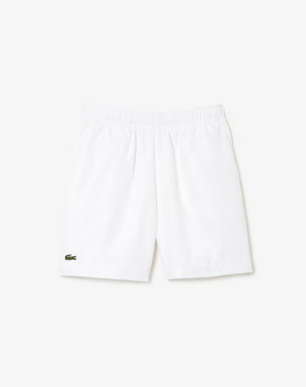 Shorts sportivi in taffetà a rombi