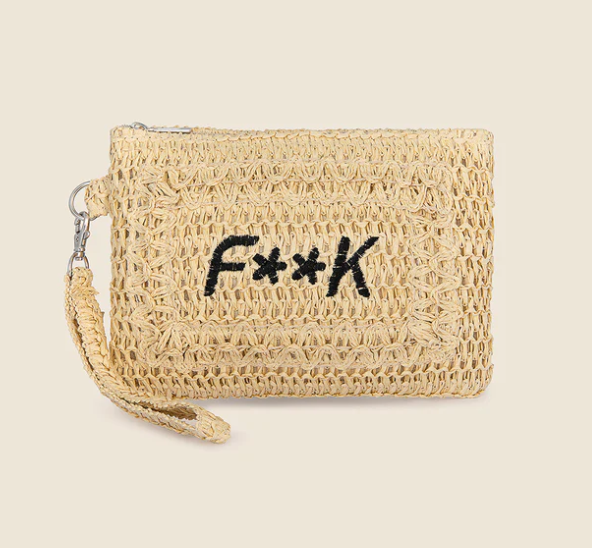 Mini Pochette Paglia F**K