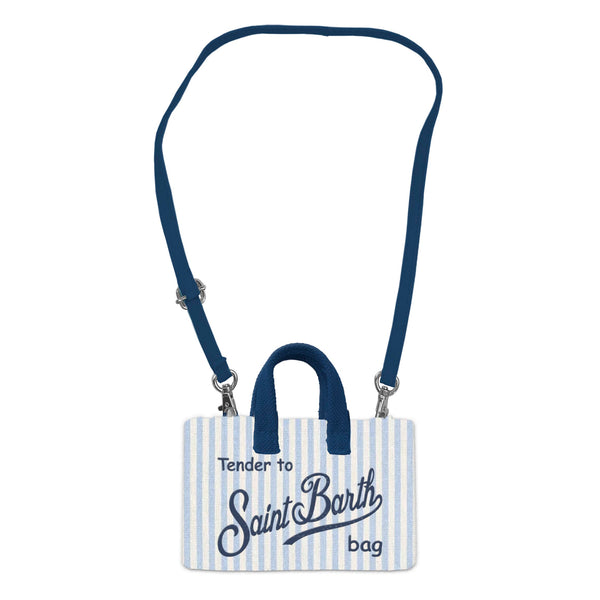PHONE BAG LINEN STRIPES 3110 EMB