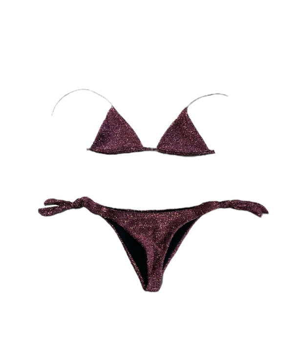 Bikini triangolo glitter