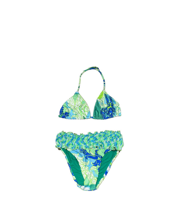 Bikini triangolo con fantasia